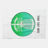 ディスクゴルフフリスビーケージ キッチンタオル (横)