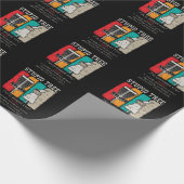 ディスクゴルフプレーヤーのディスクゴルフ定義の固定 ラッピングペーパー (角)