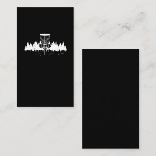 ディスクゴルフプレーヤーフォレストスポーツフリスビーディスクゴルフ 名刺 (正面/裏面)