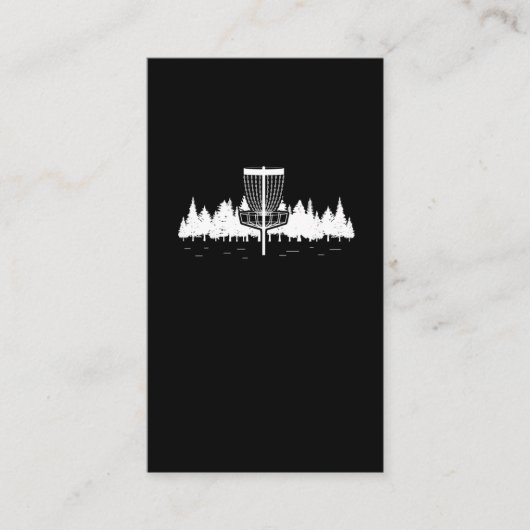 ディスクゴルフプレーヤーフォレストスポーツフリスビーディスクゴルフ 名刺 (正面)