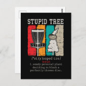 ディスクゴルフプレーヤーフリスビーディスクゴルフ定義 ポストカード (正面/裏面)