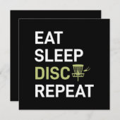 ディスクゴルフプレーヤー |スリープ食べディスクのゴルフリピート シーズンカード (正面/裏面)