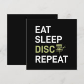ディスクゴルフプレーヤー | 寝て起きてディスクゴルフを繰り返す シーズンカード (正面/裏面)