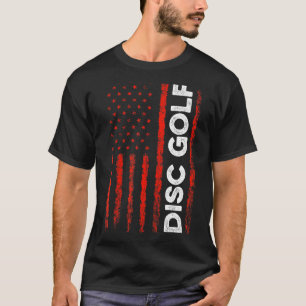 ディスクゴルフプレーヤーUSフラッグゴルファー2 Tシャツ