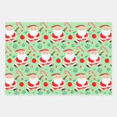 ディスクゴルフホリデーギフトラッピング紙 ラッピングペーパーシート (正面)