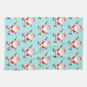 ディスクゴルフホリデーデコール キッチンタオル (横)