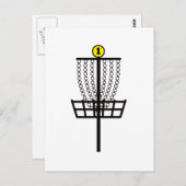 ディスクゴルフホール ポストカード (正面/裏面)