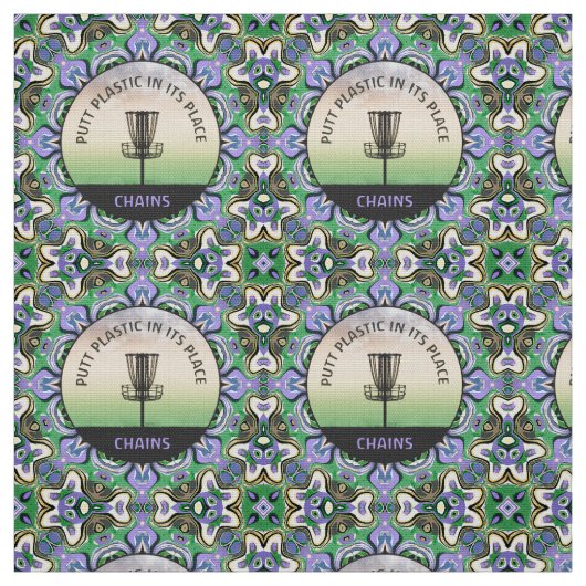 ディスクゴルフマンダラ ファブリック (見本)