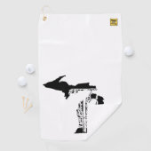 ディスクゴルフミシガン – あなたのディスゴルフバッグのためのタオル ゴルフタオル (インサイチュ)