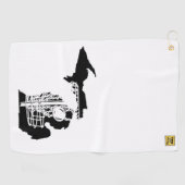 ディスクゴルフミシガン – あなたのディスゴルフバッグのためのタオル ゴルフタオル (横)