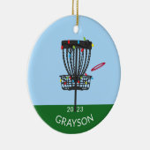 ディスクゴルフモノグラムオーナメント セラミックオーナメント (右)