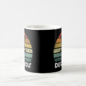 ディスクゴルフレトロヴィンテージフリスビーゴルフ コーヒーマグカップ (中央)