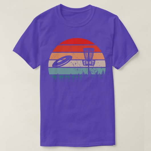 ディスクゴルフレトロ2 Tシャツ (デザイン正面)