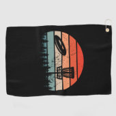 ディスクゴルフレトロ ゴルフタオル (横)