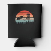 ディスクゴルフレトロ 缶クーラー (正面)