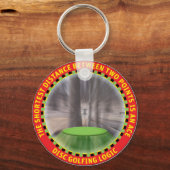 ディスクゴルフロジック#1 キーホルダー (正面)