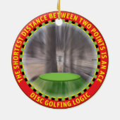ディスクゴルフロジック#1 セラミックオーナメント (裏面)