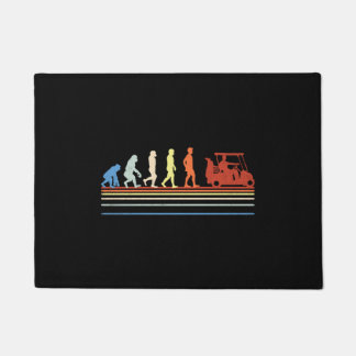 ディスクゴルフヴィンテージディスクゴルフ愛好家ゴルフギフト ドアマット