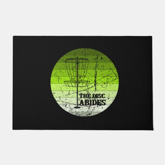 ディスクゴルフヴィンテージ ドアマット (正面)