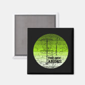 ディスクゴルフヴィンテージ マグネット (正面/裏面)