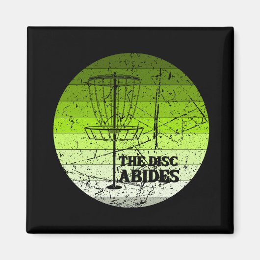 ディスクゴルフヴィンテージ マグネット (正面)