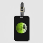 ディスクゴルフヴィンテージ ラゲッジタグ (正面縦)