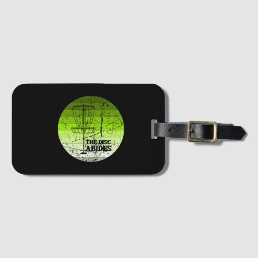 ディスクゴルフヴィンテージ ラゲッジタグ (正面横)
