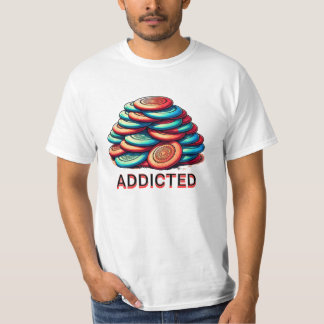 ディスクゴルフ中毒 |おもしろい | Tシャツ