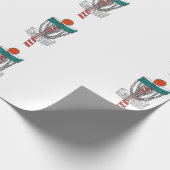 ディスクゴルフ北極の穴のゴールの包装紙 ラッピングペーパー (角)