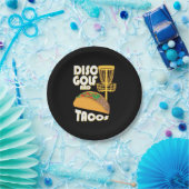 ディスクゴルフ及びタコス ペーパープレート (パーティー)