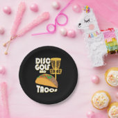 ディスクゴルフ及びタコス ペーパープレート (パーティー)