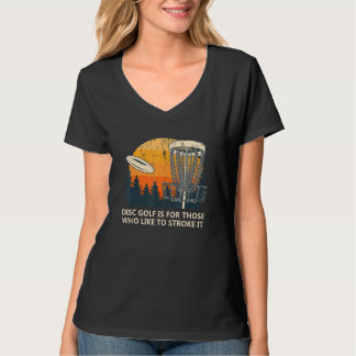 ディスクゴルフ囲碁ストロークItやる気を起こさせる引用文ゴルファー Tシャツ