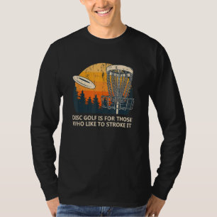 ディスクゴルフ囲碁ストロークItやる気を起こさせる引用文ゴルファー Tシャツ
