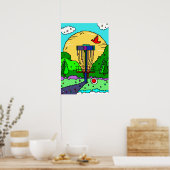 ディスクゴルフ場サマーサンシャイン ポスター (キッチン)