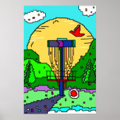 ディスクゴルフ場サマーサンシャイン ポスター (正面)