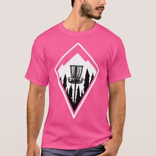 ディスクゴルフ山 Tシャツ (正面)