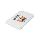 ディスクゴルフ愛好家Tシャツデザイン バスマット (アングル)