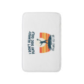 ディスクゴルフ愛好家Tシャツデザイン バスマット (正面縦)