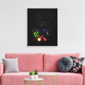ディスクゴルフ撮影プリント「インナー美しい」 キャンバスプリント (インサイチュ (リビング))