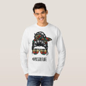 ディスクゴルフ母の人生むちゃくちゃなパンヘアグラス Tシャツ (正面フル)