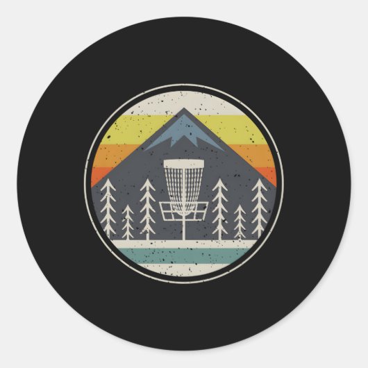 ディスクゴルフ用ディスクゴルフ ラウンドシール (正面)