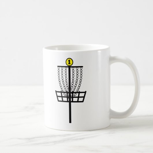 ディスクゴルフ穴 コーヒーマグカップ (右)