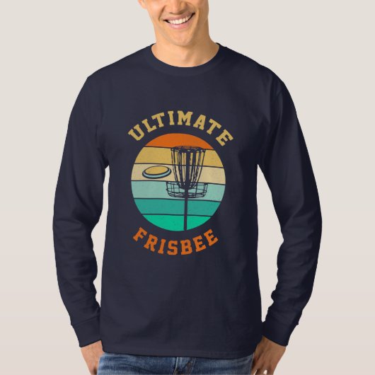 ディスクゴルフ究極のフリスビー Tシャツ (正面)