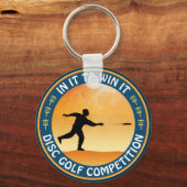 ディスクゴルフ競技会 キーホルダー (正面)