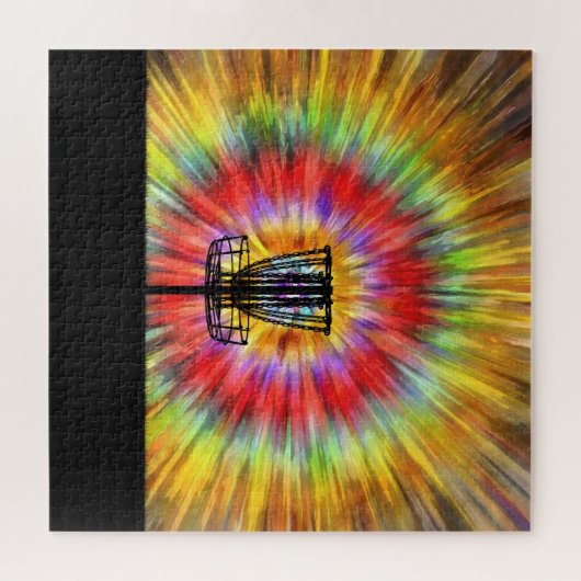 ディスクゴルフ絞り染め ジグソーパズル (横)