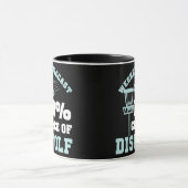 ディスクゴルフ週末予測フリスビーディスゴルフ マグカップ (中央)