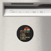 ディスクゴルフ遊ディスクゴルフプレーヤーの方法 マグネット (インサイチュ (食洗機))