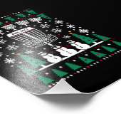 ディスクゴルフ醜いクリスマスセーターパジャマギフト フォトプリント            (角)