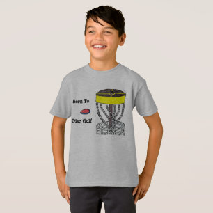 ディスクゴルフ青年Tシャツに生まれて下さい Tシャツ