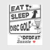 ディスクゴルフ食べススリープリピート シール (シート)